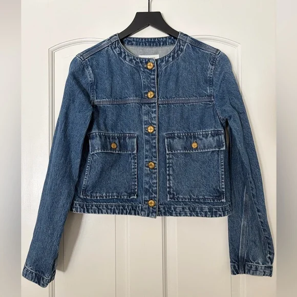 Rag & Bone Drew Denim Jacket
Lightweight Rigid Denim in Adeline - Picture 6 of 8